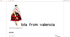 Desktop Screenshot of lolafromvalencia.com