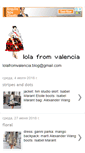 Mobile Screenshot of lolafromvalencia.com