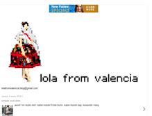 Tablet Screenshot of lolafromvalencia.com